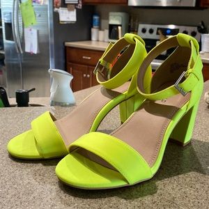 Torrid lime green heels